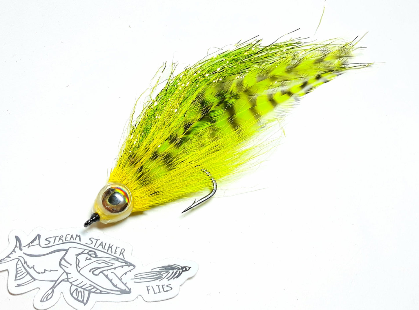 Stream Stalker Flies Mini War Machine Streamer Fly minnow baitfish imitation lure on the fly rod musky pike bass and saltwater fishing
