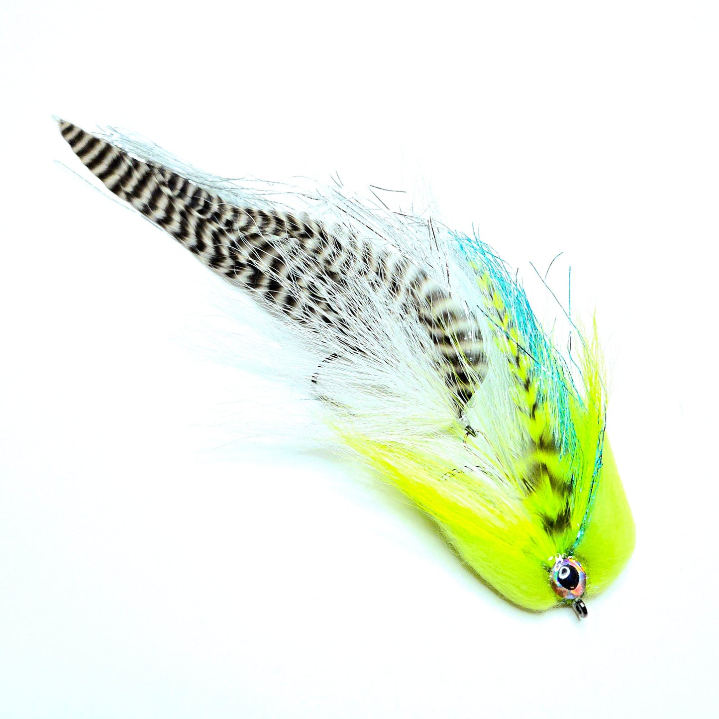 12 Inch Esox Toothpick musky fly in Emerald Shiner