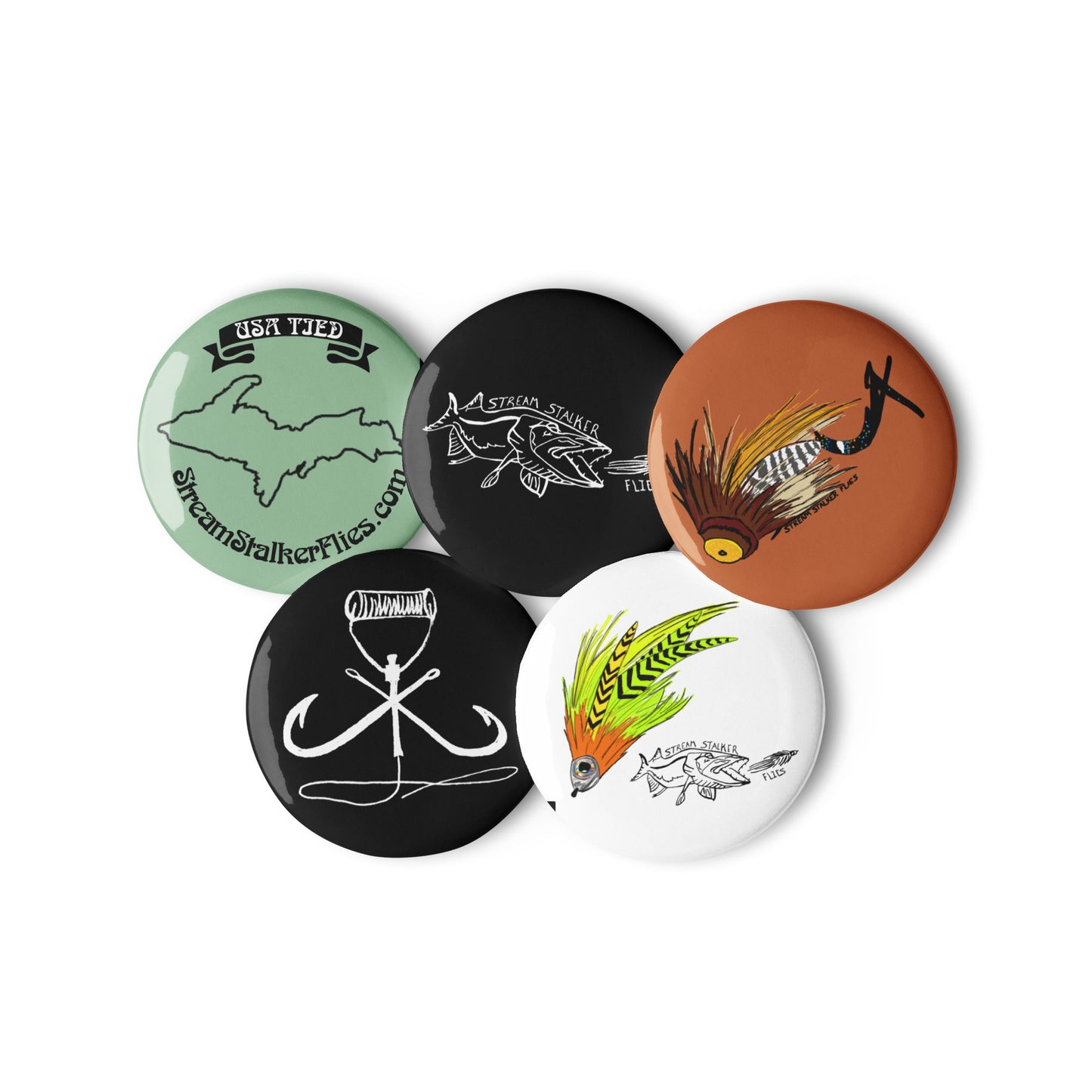 SSF 5 Set Pin Buttons