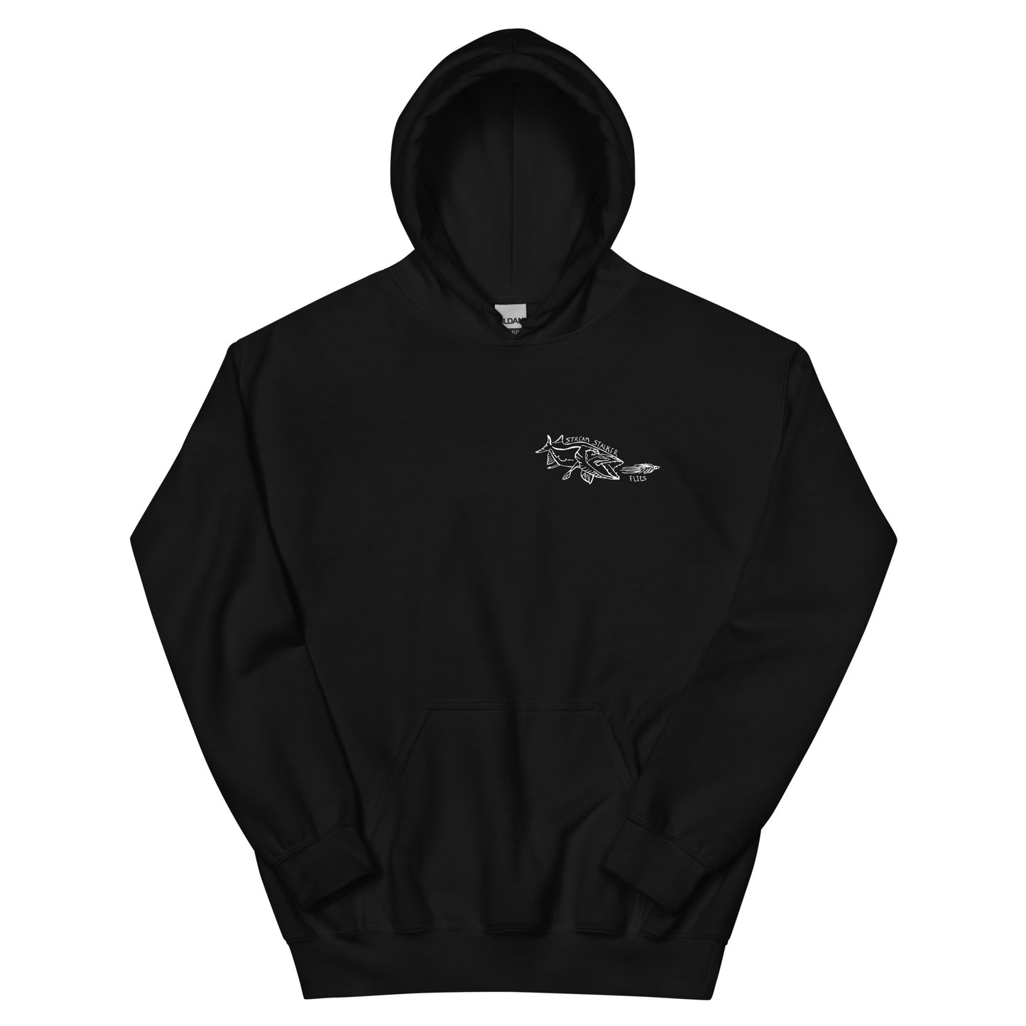 Stream Stalker Flies Pusher Disk Hoodie