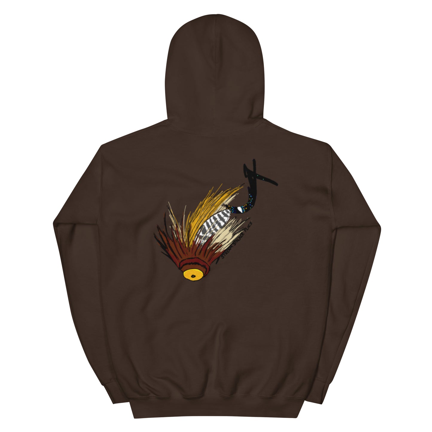 Stream Stalker Flies Pusher Disk Hoodie