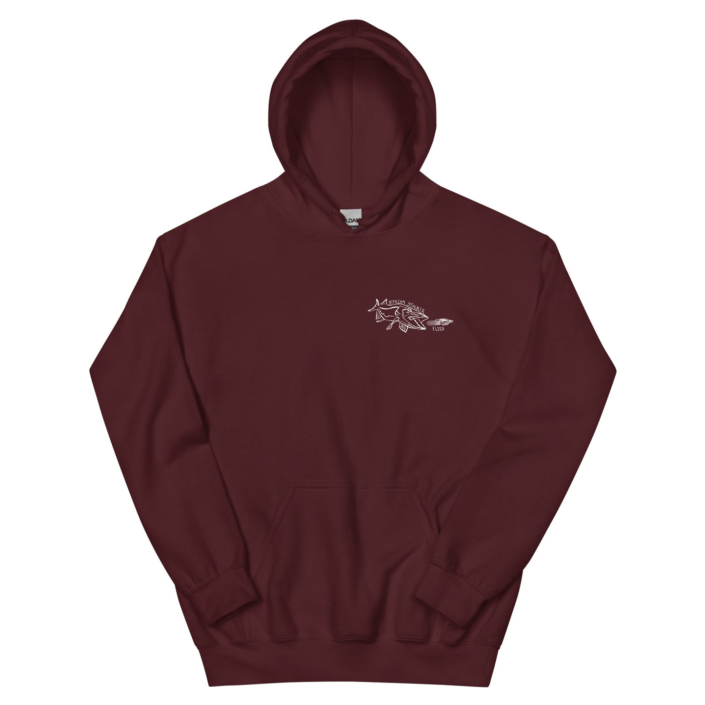Stream Stalker Flies Pusher Disk Hoodie