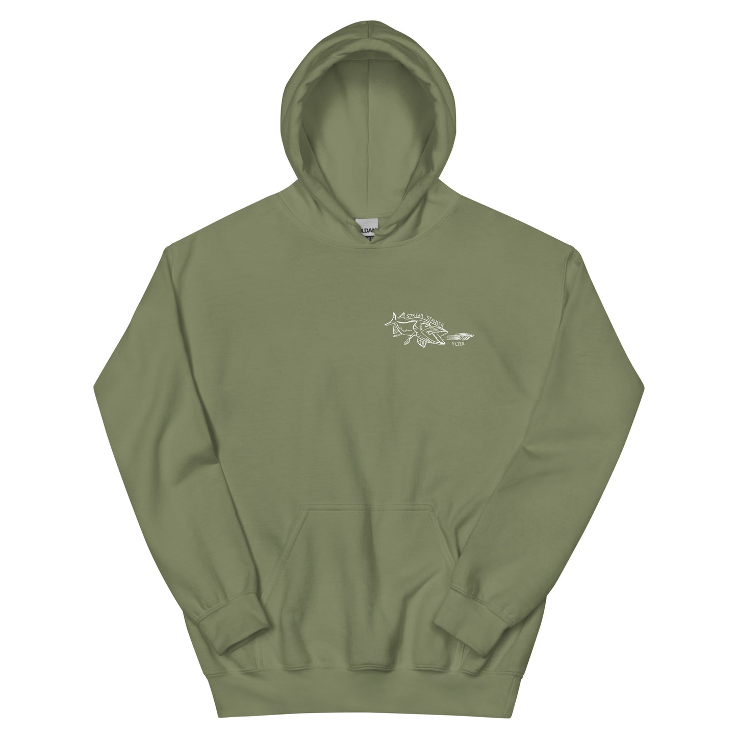 Stream Stalker Flies Pusher Disk Hoodie