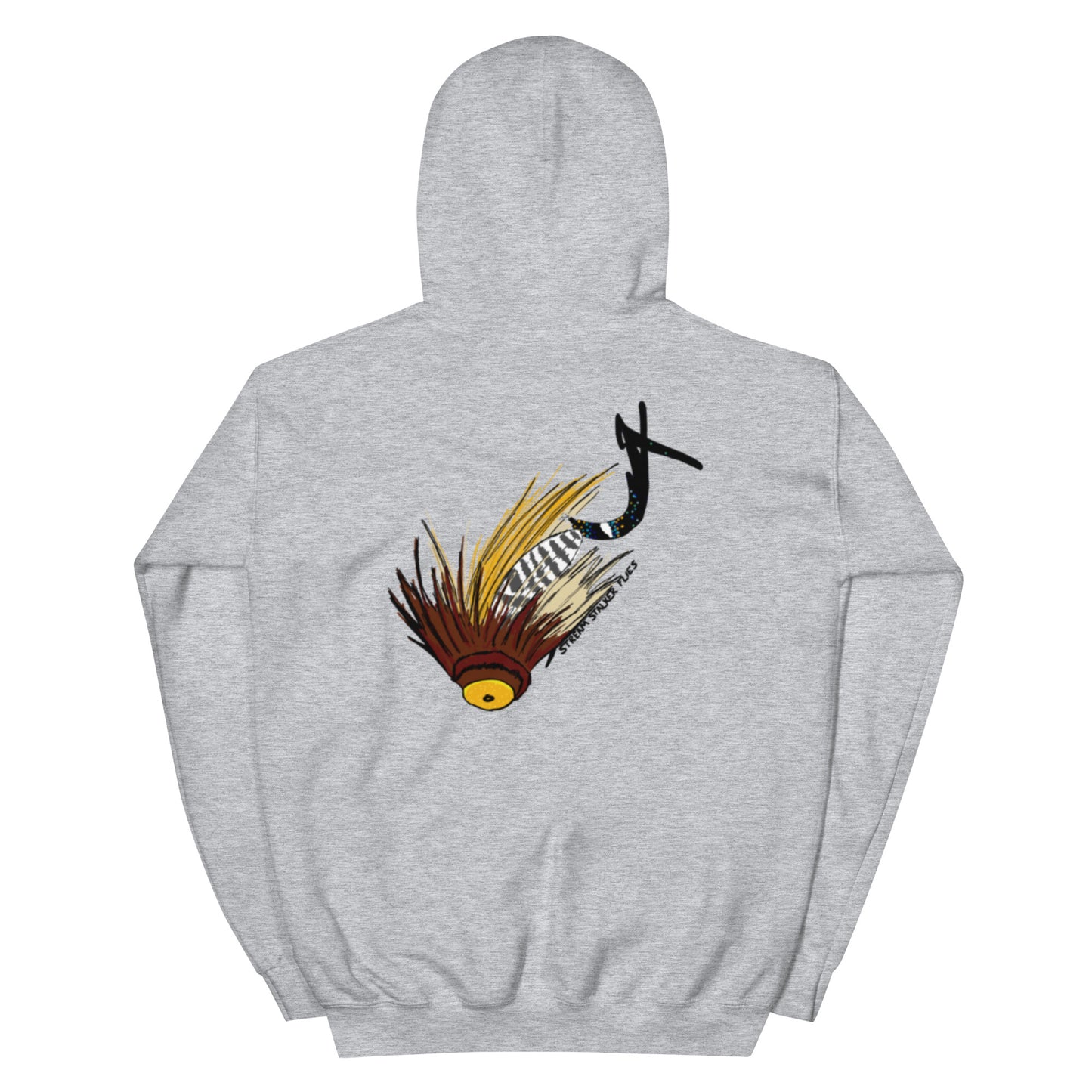 Stream Stalker Flies Pusher Disk Hoodie