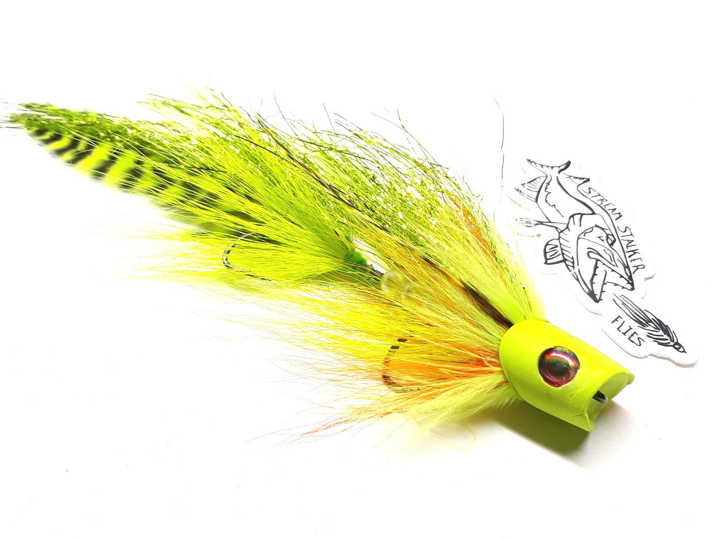 8.5" Articulated Predator Popper Musky Pike Fly