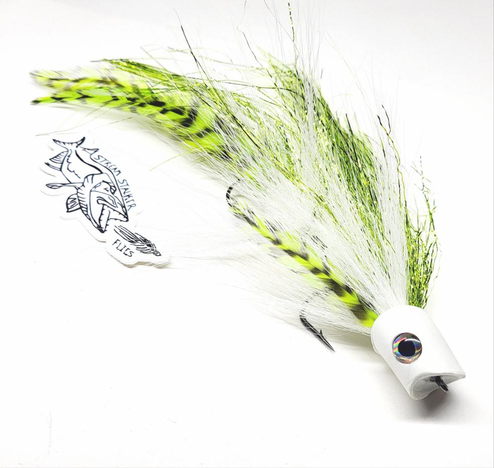 8.5" Articulated Predator Popper Musky Pike Fly