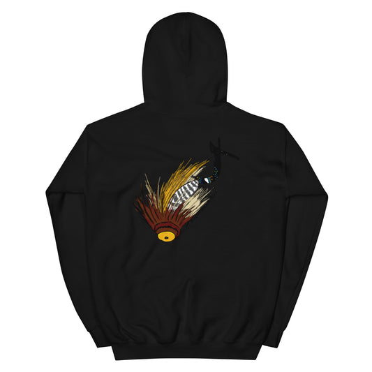 Stream Stalker Flies Pusher Disk Hoodie