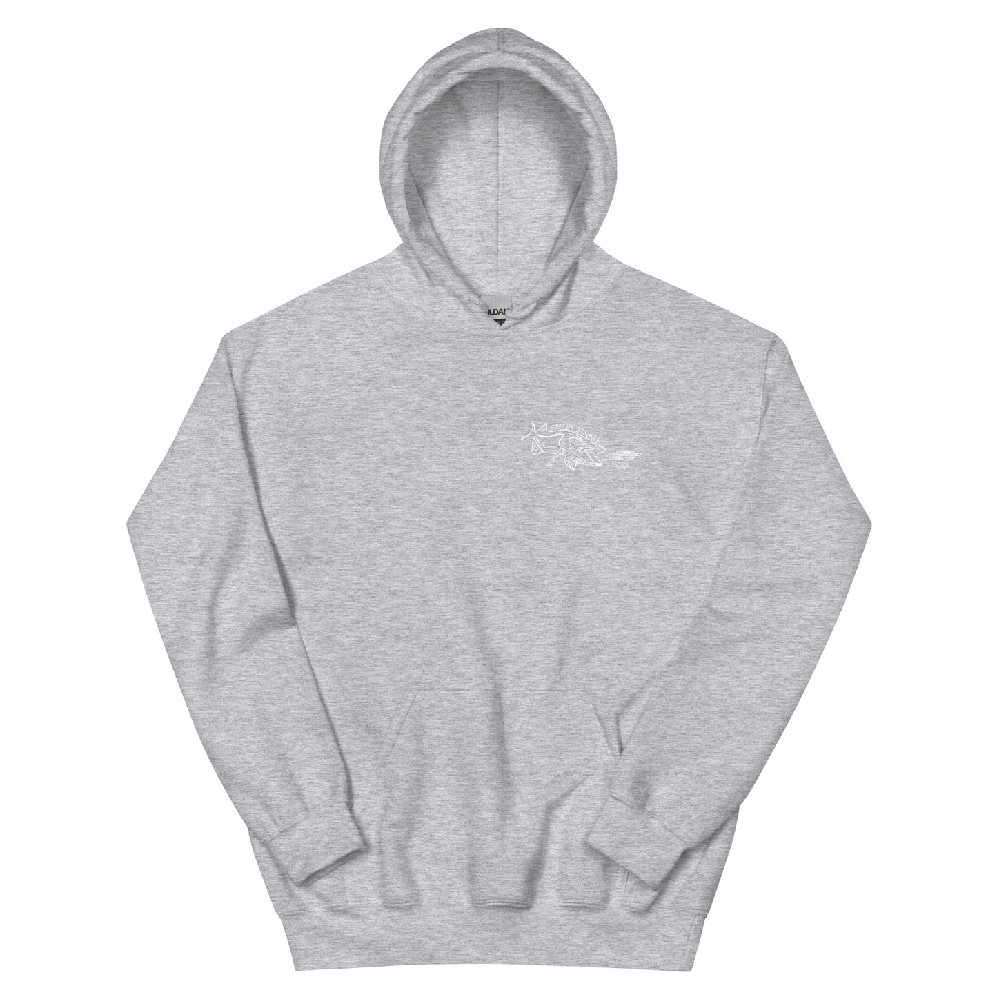 Stream Stalker Flies Pusher Disk Hoodie